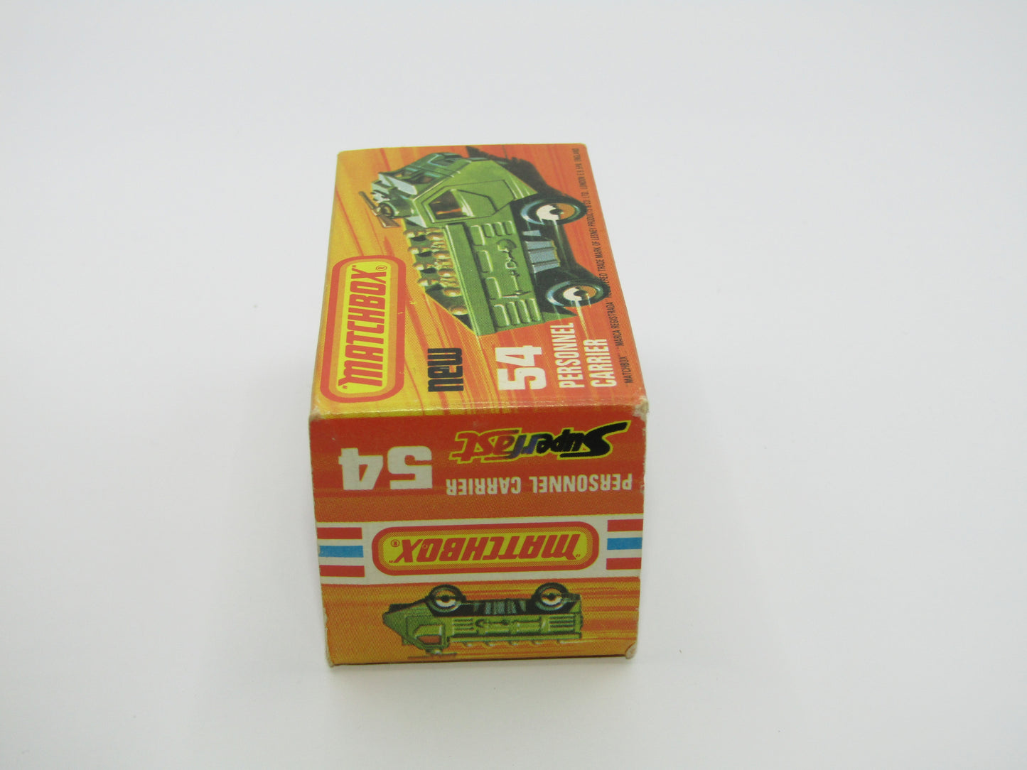 Matchbox Superfast 54C Personnel Carrier Black Hubs, Green Windows