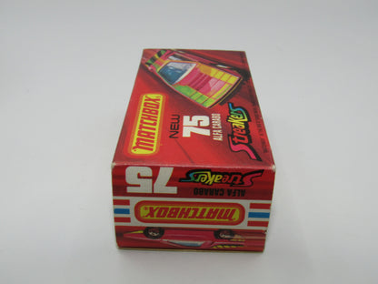 Matchbox Superfast 75B Alfa Carabo LIGHT Pink Streakers Tampo