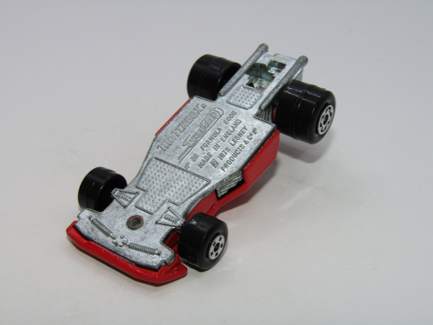 Matchbox Superfast 36C Formula 5000 Racing Car RED Body Formula 5000 Labels