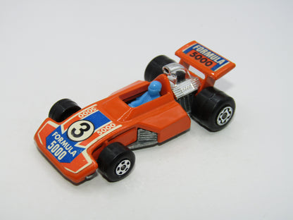 Matchbox Superfast 36C Formula 5000 Racing Car Orange Body Formula 5000 Labels