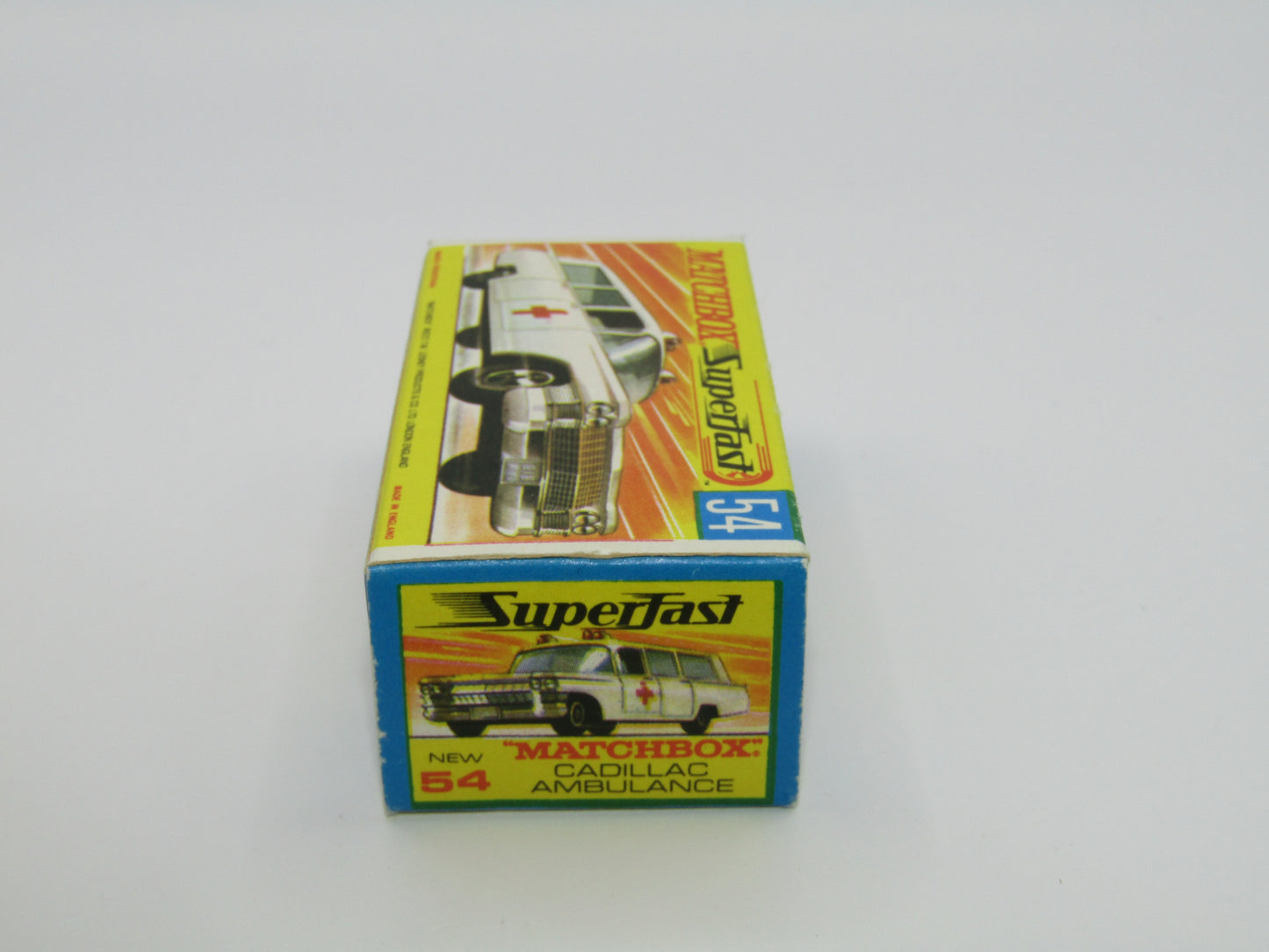 Matchbox Superfast 54A Cadillac Ambulance SILVER Grille HOLLOW Wheels