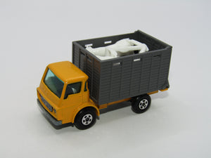 Matchbox Superfast 37A Cattle Truck Yellow 5 Spoke Narrow Solid Wheels