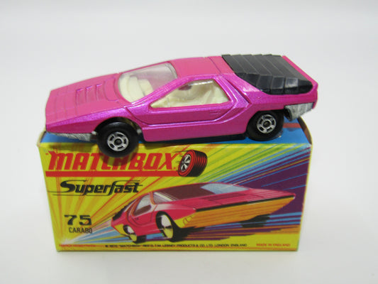 Matchbox Superfast 75B Alfa Carabo Dark Purple UNPAINTED Base