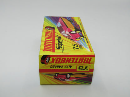 Matchbox Superfast 75B Alfa Carabo Dark Purple UNPAINTED Base