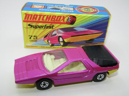Matchbox Superfast 75B Alfa Carabo Light Purple Yellow Base