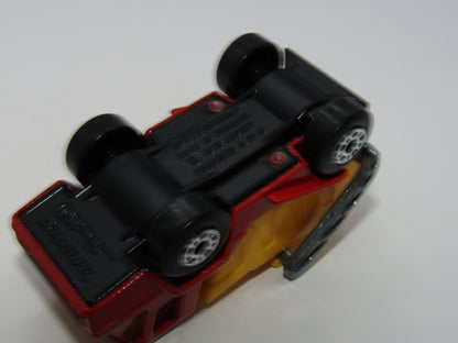 Matchbox Superfast 37C Skip Truck Red Chrome Interior Amber Windows