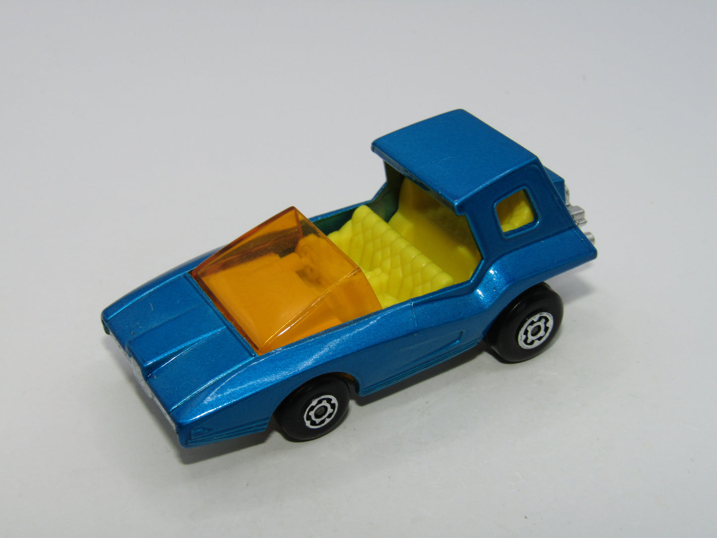 Matchbox Superfast 37B Soopa Coopa DARK Blue Unpainted Base
