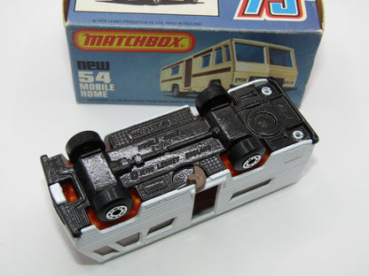 Matchbox Superfast 54D Mobile Home Metallic GREY-BROWN Base