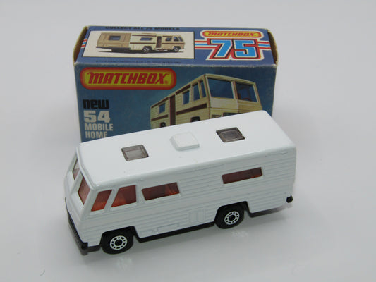 Matchbox Superfast 54D Mobile Home Metallic GREY-BROWN Base