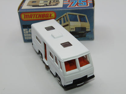 Matchbox Superfast 54D Mobile Home Metallic GREY-BROWN Base