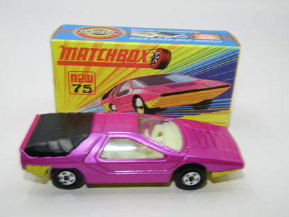 Matchbox Superfast 75B Alfa Carabo Dark Purple Yellow Base