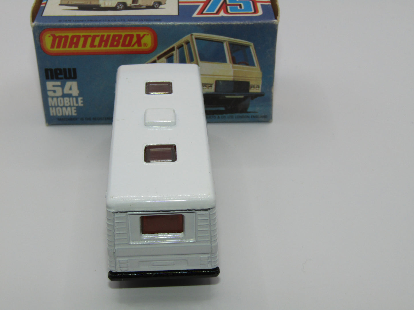 Matchbox Superfast 54D Mobile Home Metallic GREY-BROWN Base