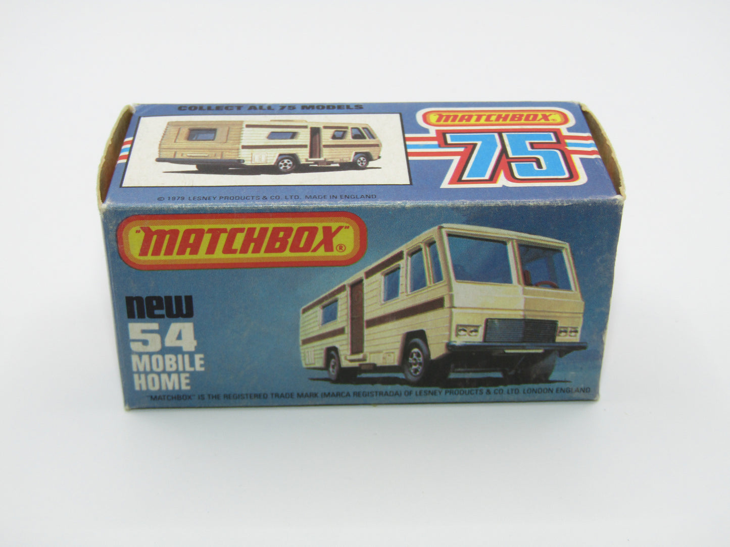 Matchbox Superfast 54D Mobile Home Metallic GREY-BROWN Base