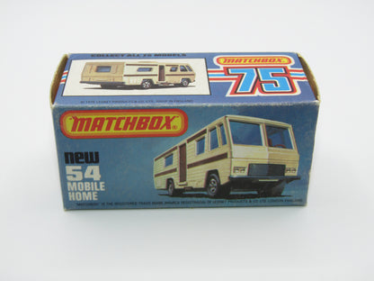 Matchbox Superfast 54D Mobile Home Metallic GREY-BROWN Base