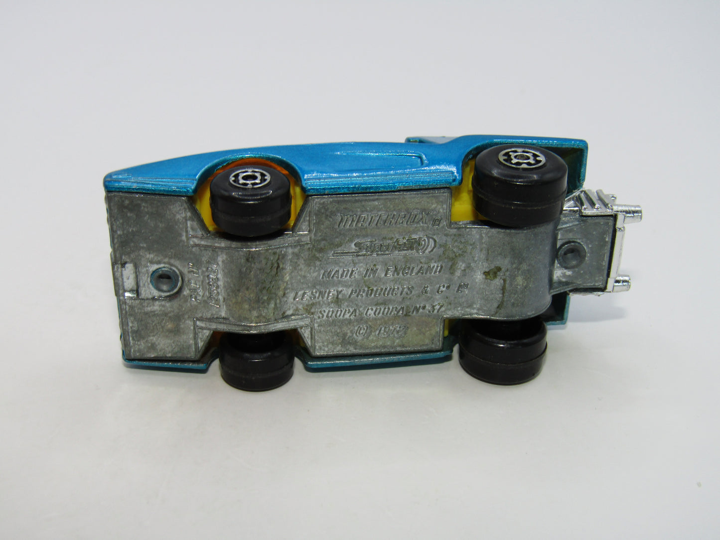 Matchbox Superfast 37B Soopa Coopa Light Metallic Blue Unpainted Base