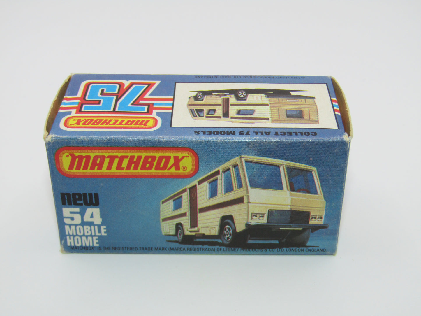 Matchbox Superfast 54D Mobile Home Metallic GREY-BROWN Base
