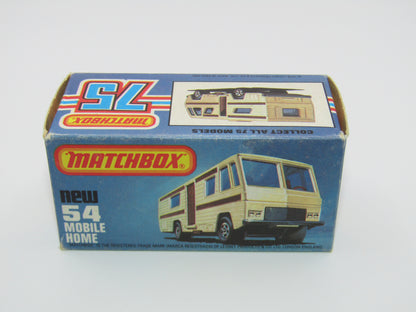 Matchbox Superfast 54D Mobile Home Metallic GREY-BROWN Base
