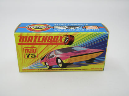 Matchbox Superfast 75B Alfa Carabo Dark Purple Yellow Base