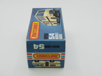 Matchbox Superfast 54D Mobile Home Metallic GREY-BROWN Base