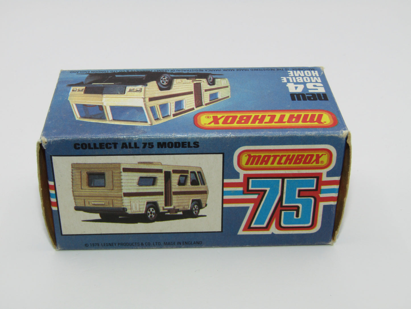 Matchbox Superfast 54D Mobile Home Metallic GREY-BROWN Base