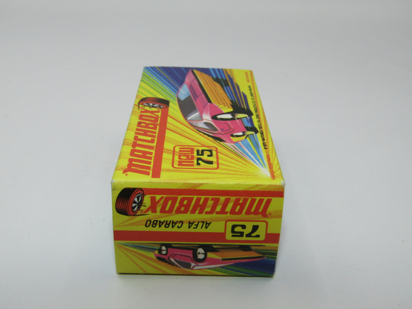 Matchbox Superfast 75B Alfa Carabo Dark Purple Yellow Base