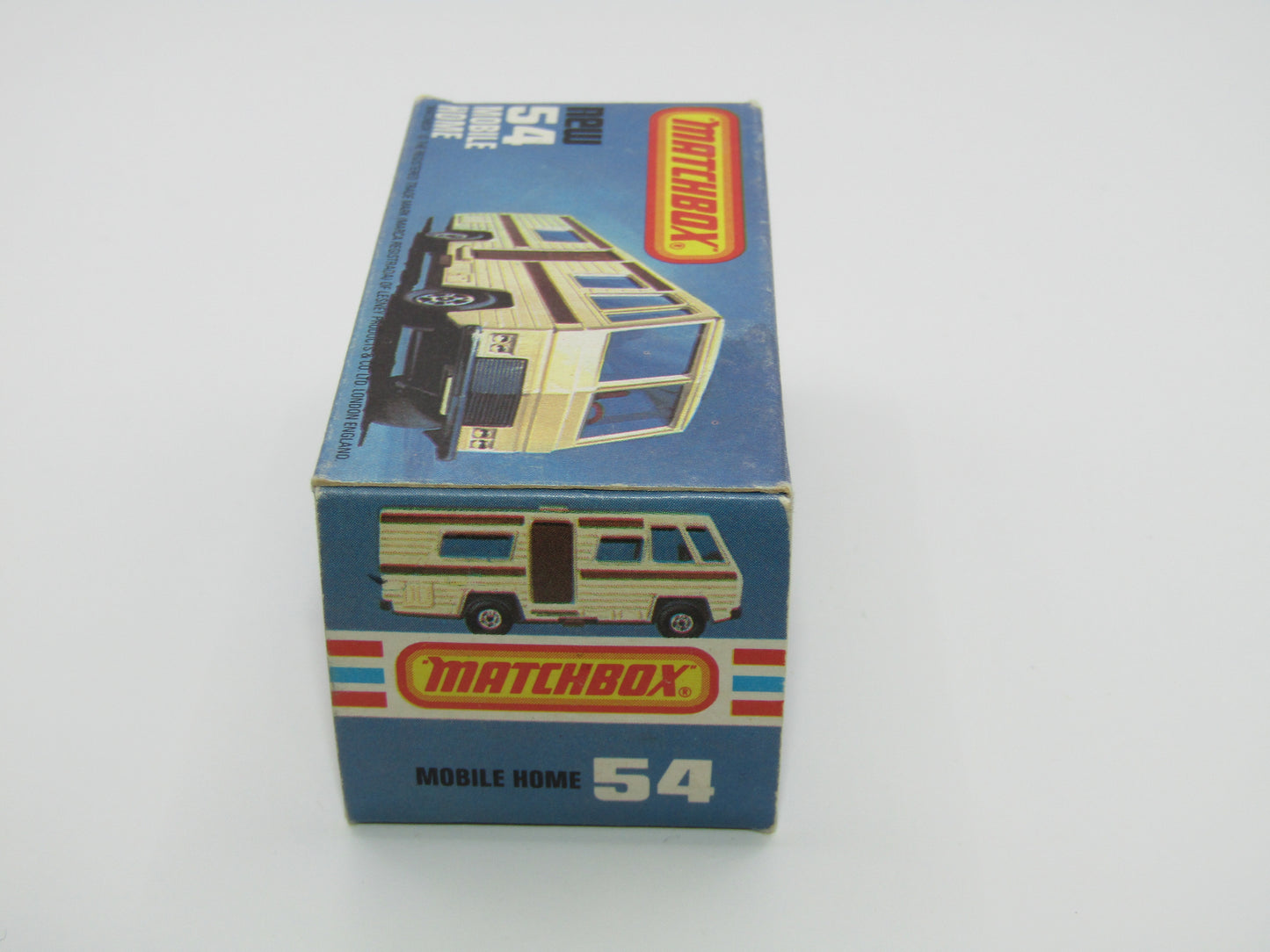 Matchbox Superfast 54D Mobile Home Metallic GREY-BROWN Base