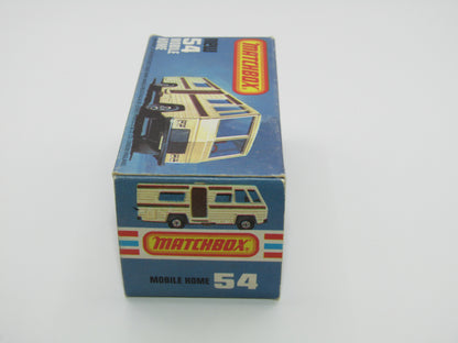 Matchbox Superfast 54D Mobile Home Metallic GREY-BROWN Base