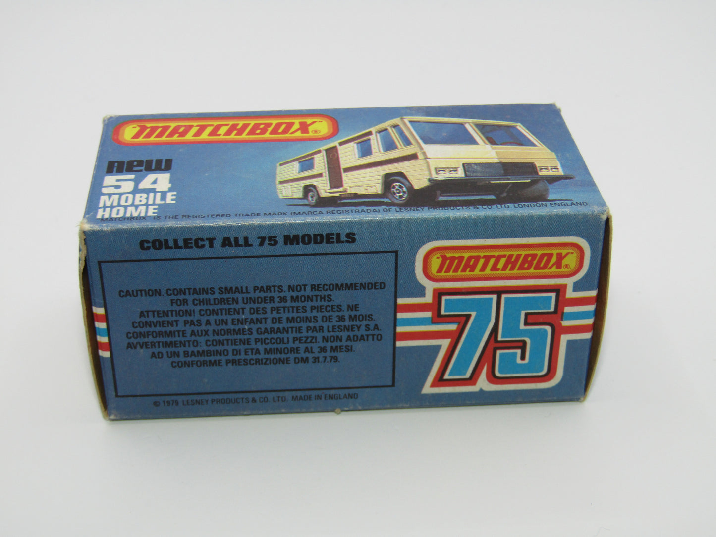 Matchbox Superfast 54D Mobile Home Metallic GREY-BROWN Base