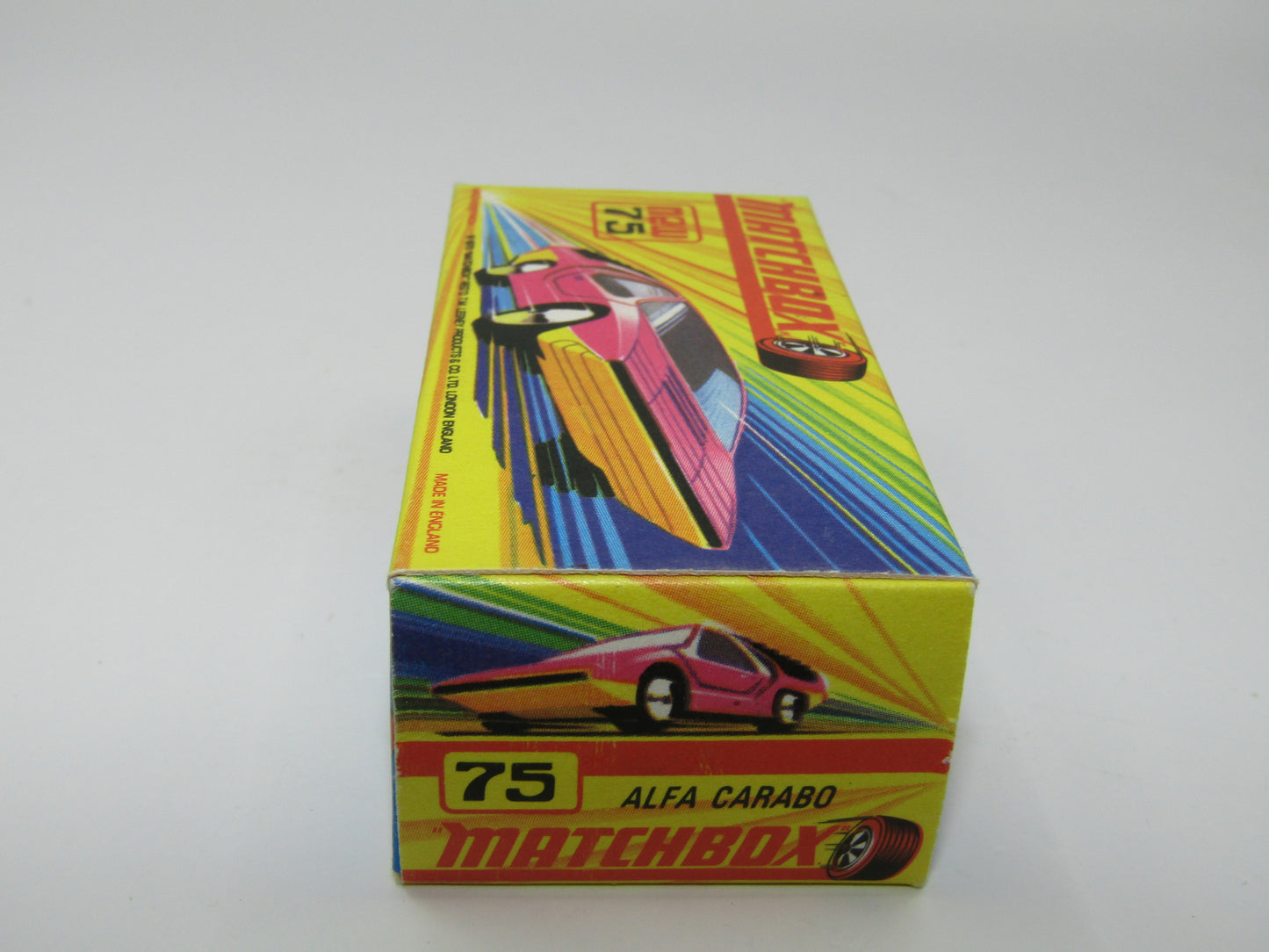 Matchbox Superfast 75B Alfa Carabo Dark Purple Yellow Base