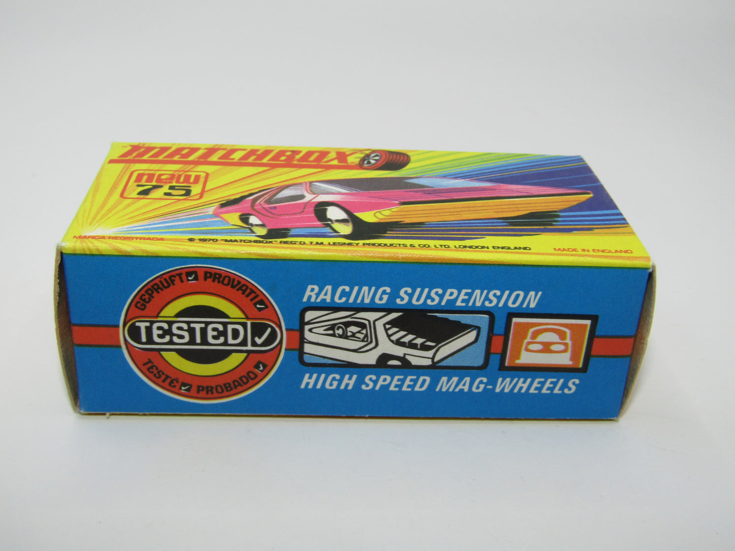 Matchbox Superfast 75B Alfa Carabo Dark Purple Yellow Base