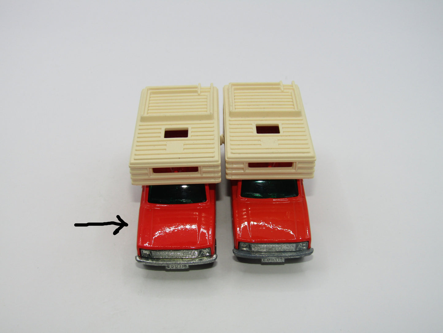 Matchbox Superfast 38D Ford Camper Van DARK Orange Red