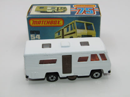 Matchbox Superfast 54D Mobile Home Gloss Black Base