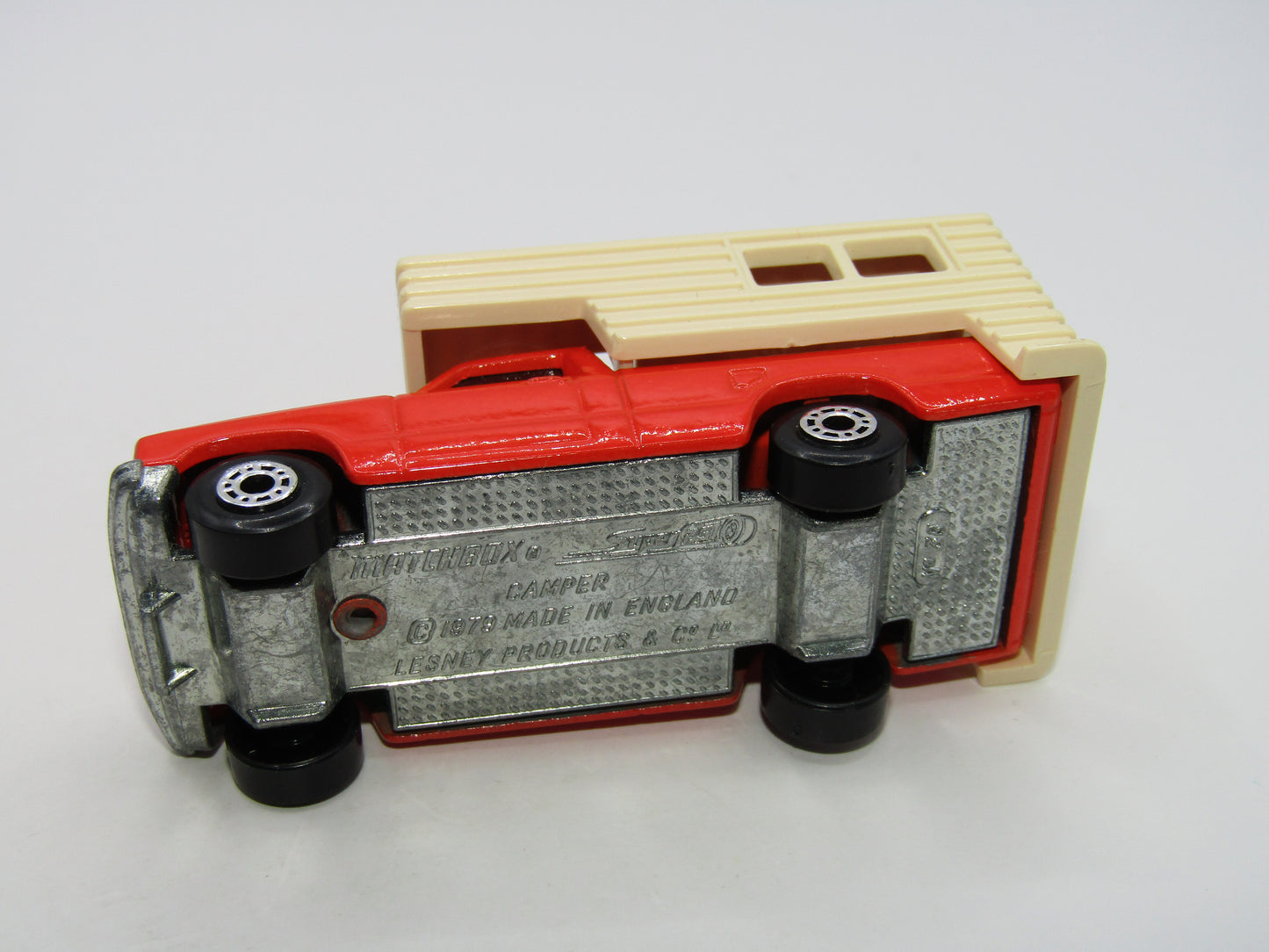 Matchbox Superfast 38D Ford Camper Van DARK Orange Red