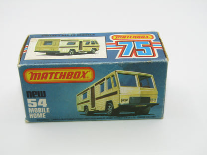 Matchbox Superfast 54D Mobile Home Gloss Black Base