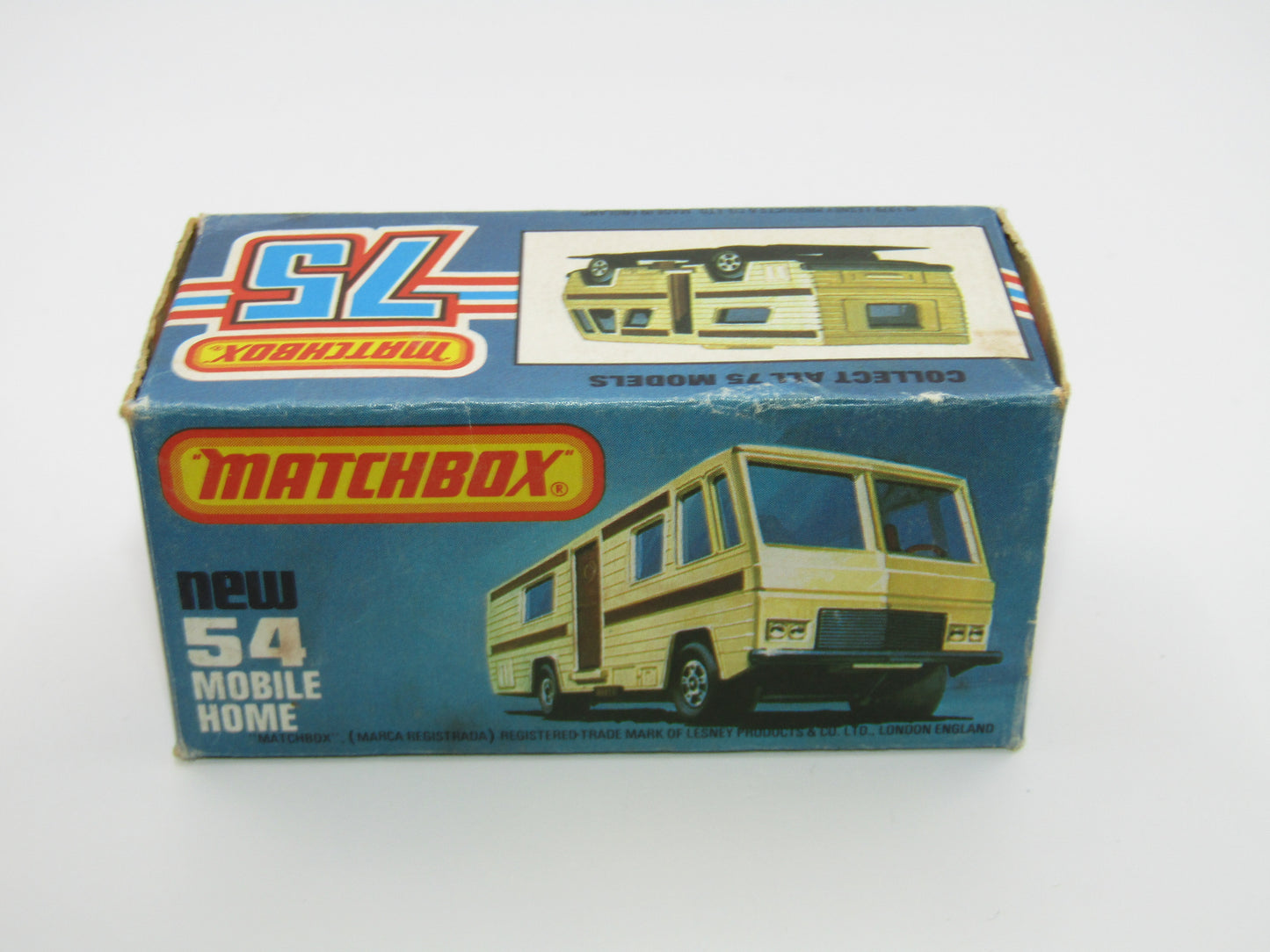 Matchbox Superfast 54D Mobile Home Gloss Black Base