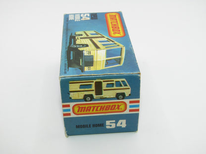 Matchbox Superfast 54D Mobile Home Gloss Black Base