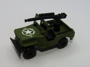 Matchbox Superfast 38C Armoured Jeep & Gun Sleet N Snow Base 21 star 11 label