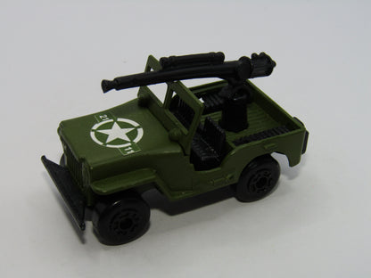 Matchbox Superfast 38C Armoured Jeep & Gun Sleet N Snow Base 21 star 11 label