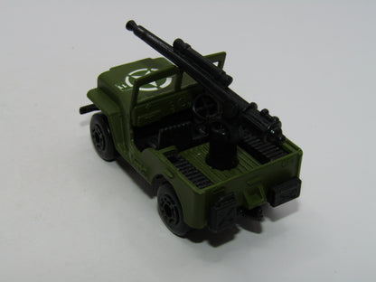 Matchbox Superfast 38C Armoured Jeep & Gun Sleet N Snow Base 21 star 11 label
