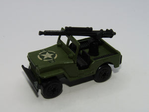 Matchbox Superfast 38C Armoured Jeep & Gun 38 Jeep Base 21 star 11 label