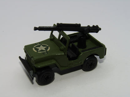 Matchbox Superfast 38C Armoured Jeep & Gun 38 Jeep Base 21 star 11 label