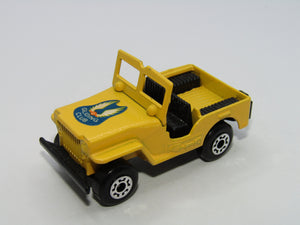 Matchbox Superfast 38C Jeep Yellow, no 38 Jeep Base Gliding Club