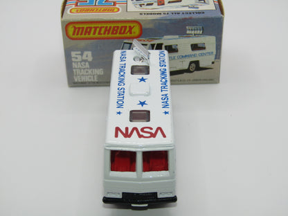 Matchbox Superfast 54E NASA Tracking Vehicle BLUE-GREY Base
