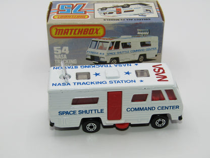 Matchbox Superfast 54E NASA Tracking Vehicle BLUE-GREY Base