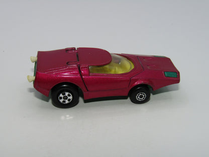 Matchbox Superfast 39A Clipper Purple CLEAR Windows White Engine Pipes