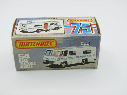 Matchbox Superfast 54E NASA Tracking Vehicle BLUE-GREY Base