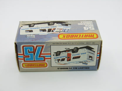 Matchbox Superfast 54E NASA Tracking Vehicle BLUE-GREY Base