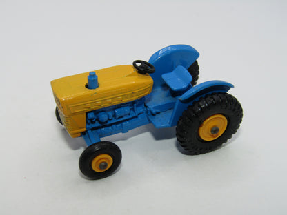 Matchbox Superfast 39A Ford Tractor Blue & Yellow Regular Wheel Crossover G Box Issue