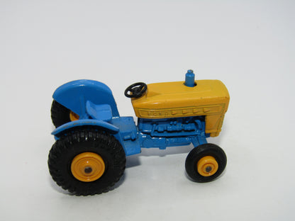 Matchbox Superfast 39A Ford Tractor Blue & Yellow Regular Wheel Crossover G Box Issue