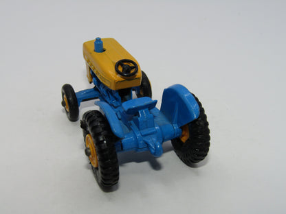 Matchbox Superfast 39A Ford Tractor Blue & Yellow Regular Wheel Crossover G Box Issue